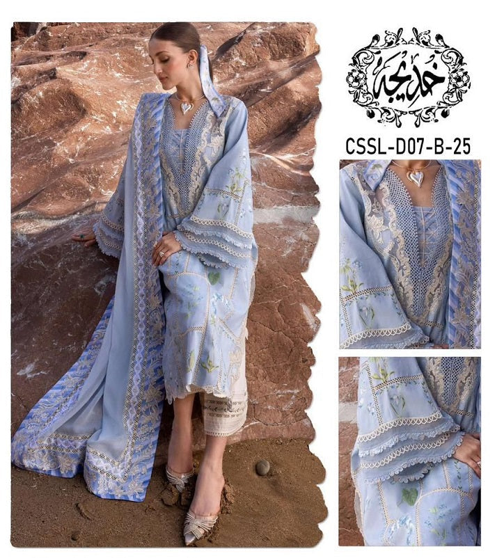 Crimson Lawn Collection 2025 – CSSL-D07-A-25 Heavy Embroidered 3-Piece Suit