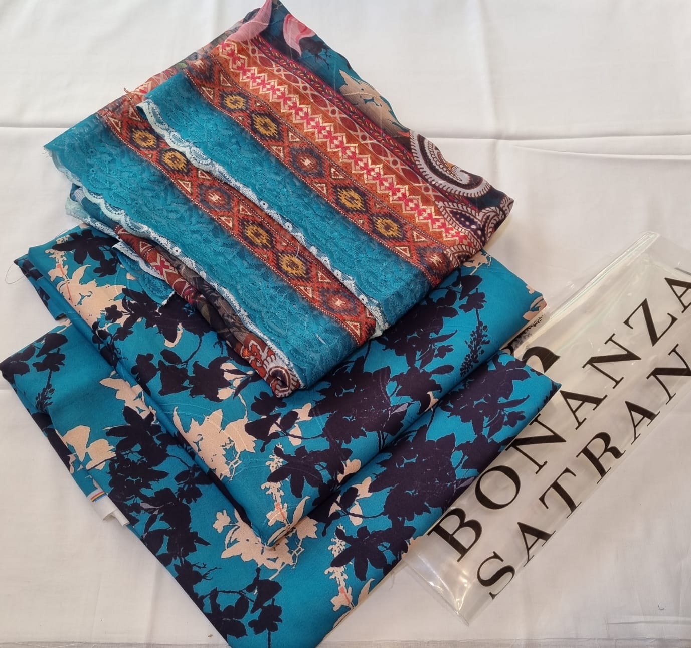 PURE Swiss Lawn 3-Piece Collection – Embroidered Digital Print