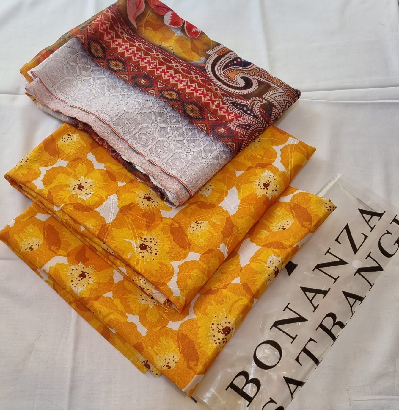 PURE Swiss Lawn 3-Piece Collection – Embroidered Digital Print