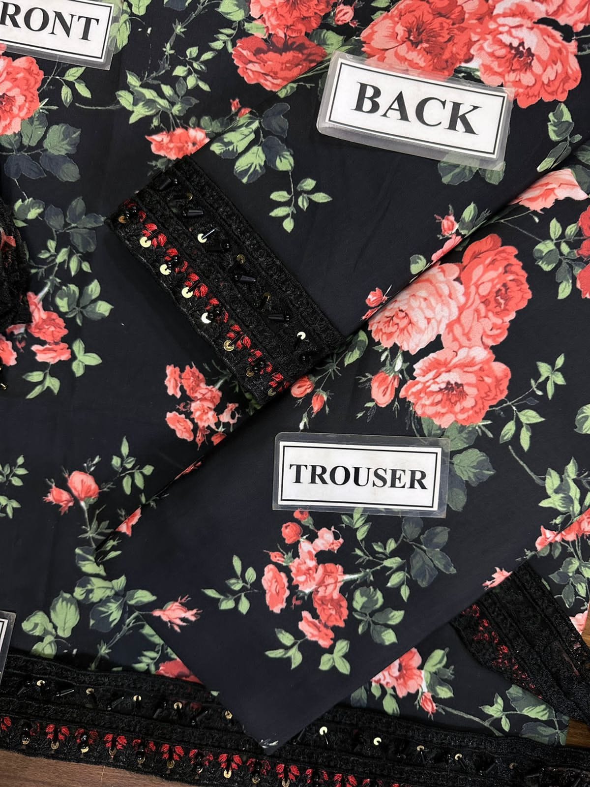 3-Piece Embroidered Swiss Lawn – VANIYA | Floral Elegance