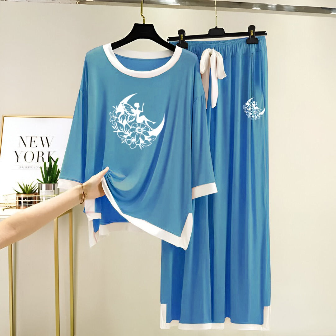Fresh Cotton Jersey Night Suits