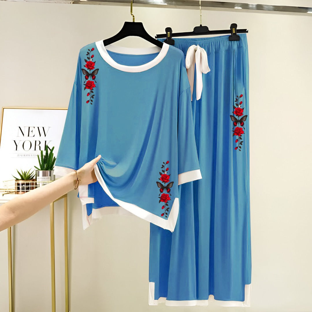 Fresh Cotton Jersey Night Suits