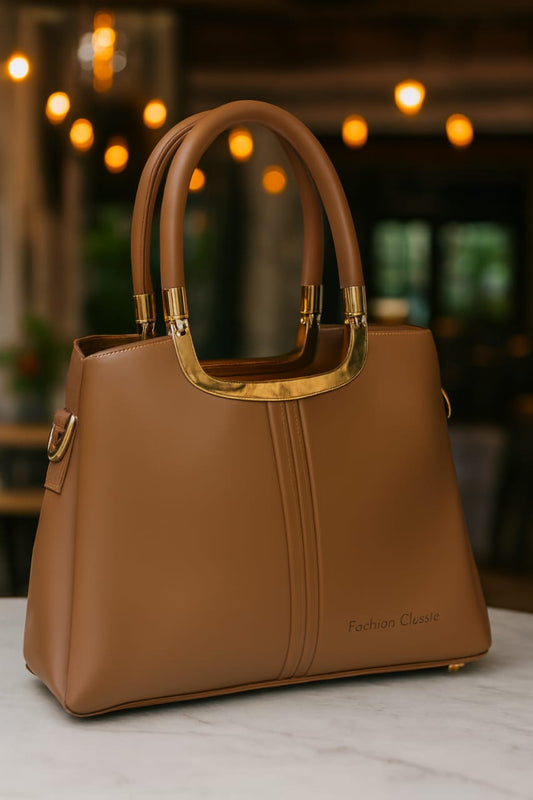 Branded Classic Handbag – A+ Premium Quality | 3-Partition Shoulder & Crossbody Bag