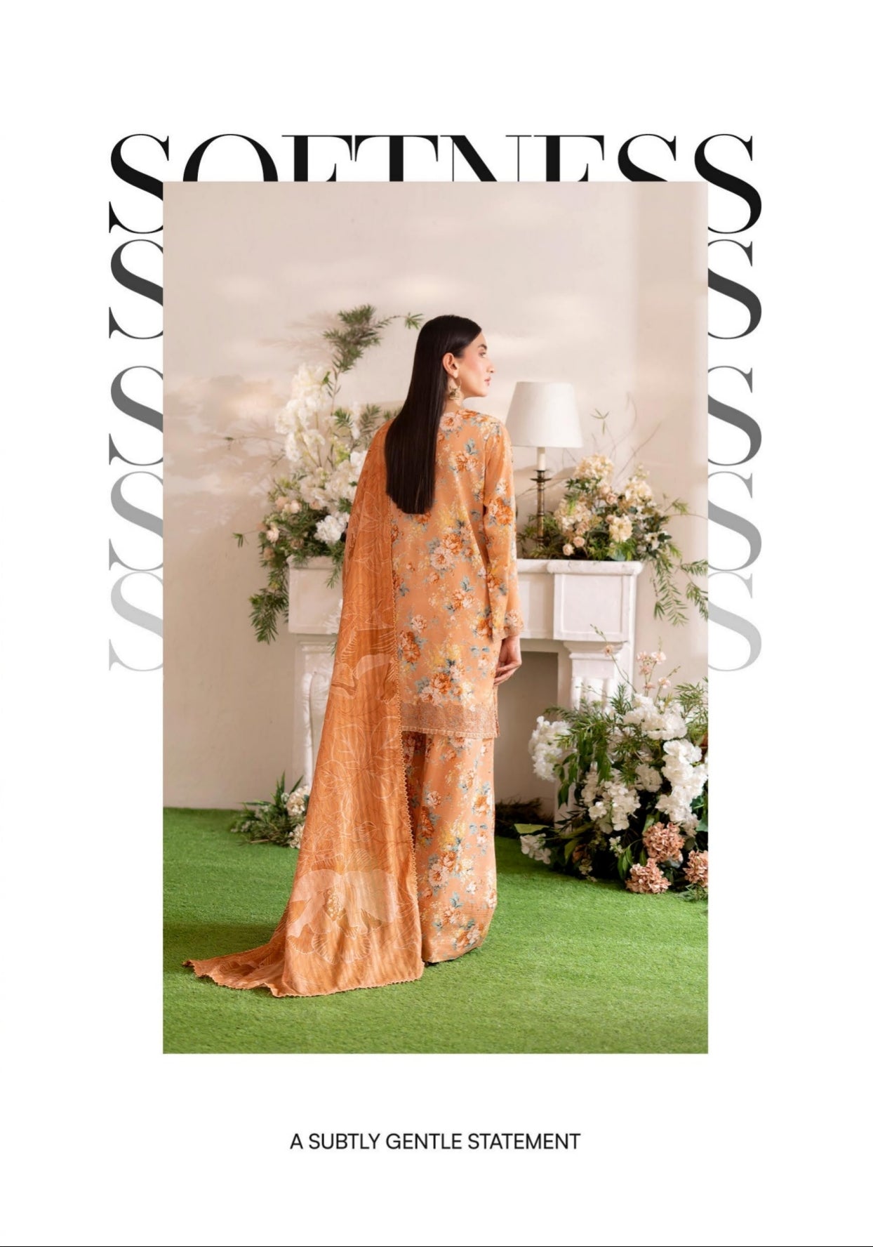 3PC Lawn Printed Suit – Sunset Grace