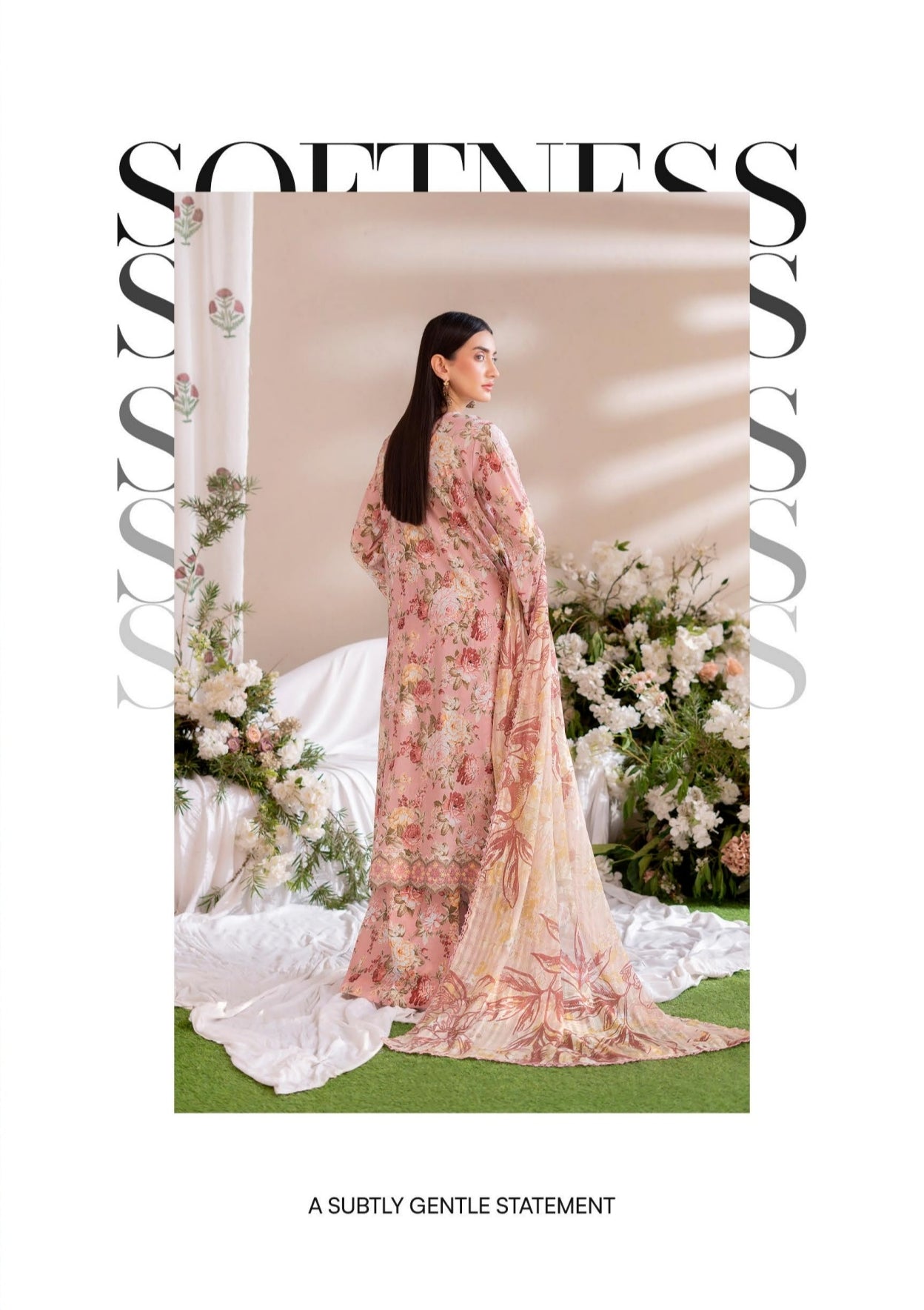 3PC Lawn Printed Suit – Crystal Veil