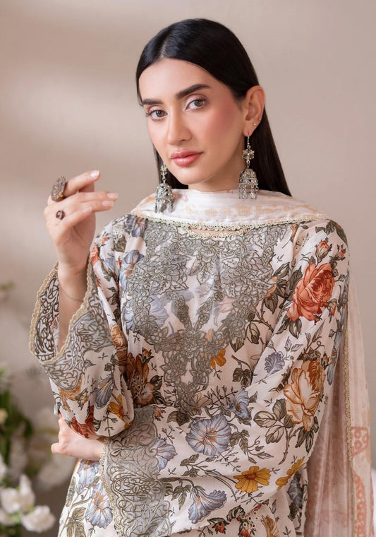 3PC Lawn Printed Suit –Soft Meadow