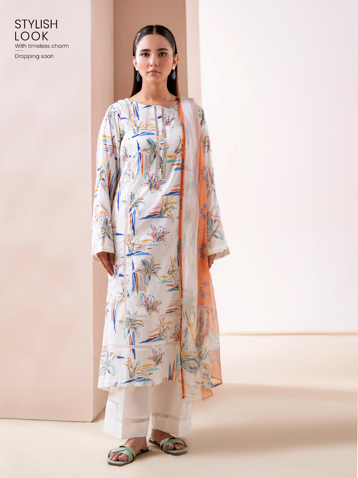 Floreena | Floral Digital Printed 3PC Lawn Suit