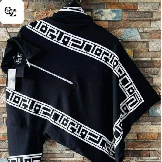 The Great Zeal Printed Zipped Collar T-Shirt