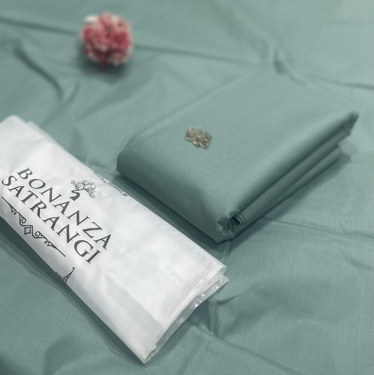 Bonanza Satrangi Men’s Unstitched Soft Cotton – 4 Meter Suit (12 Colors)