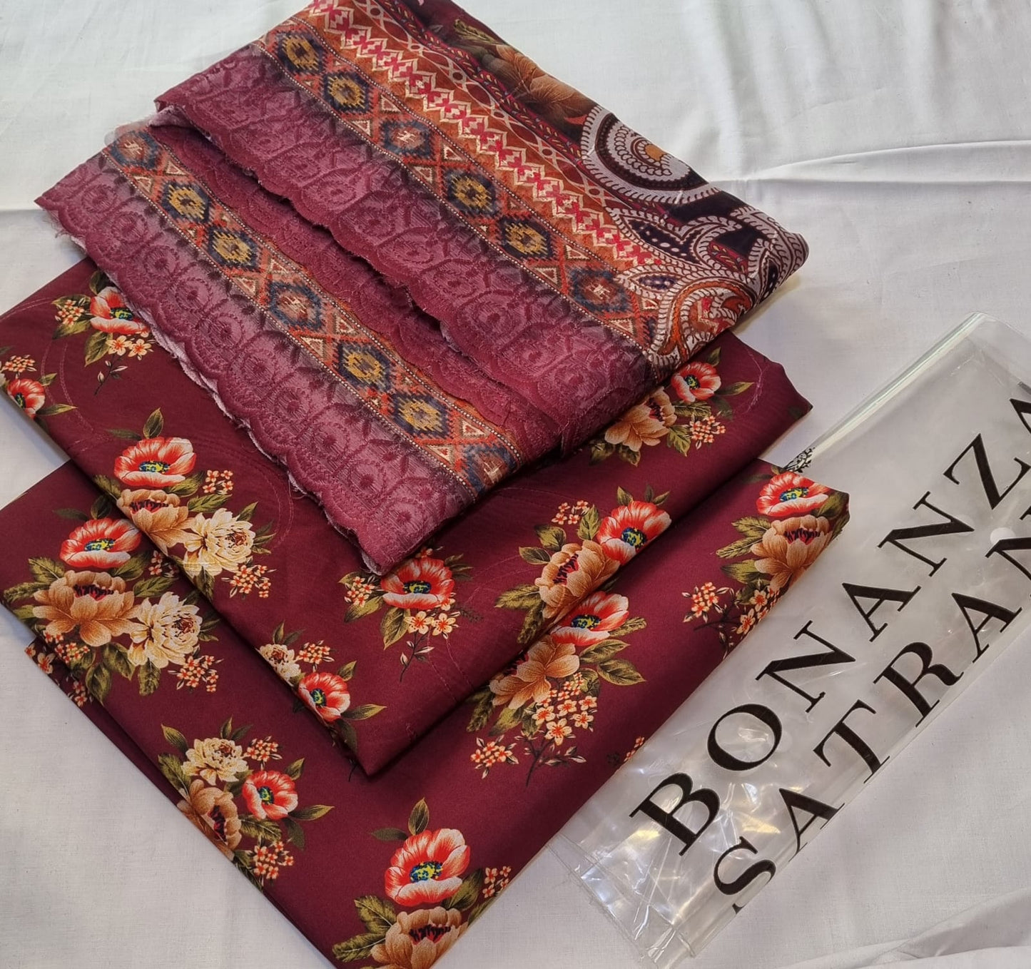 PURE Swiss Lawn 3-Piece Collection – Embroidered Digital Print