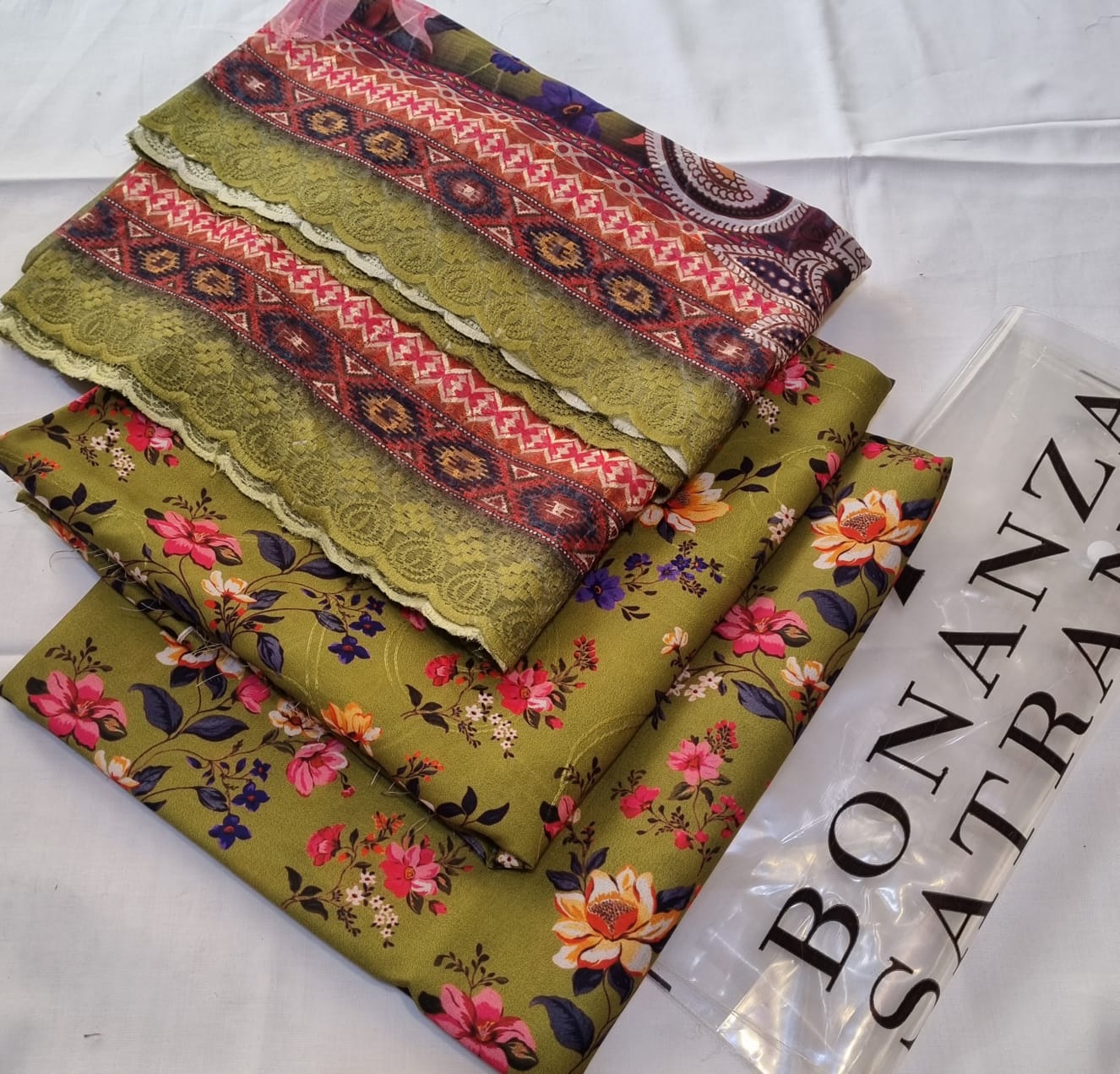 PURE Swiss Lawn 3-Piece Collection – Embroidered Digital Print
