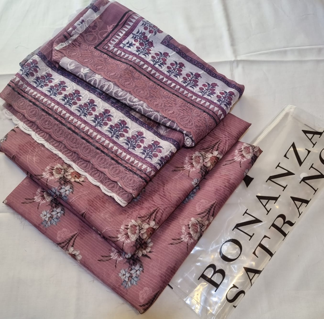 PURE Swiss Lawn 3-Piece Collection – Embroidered Digital Print