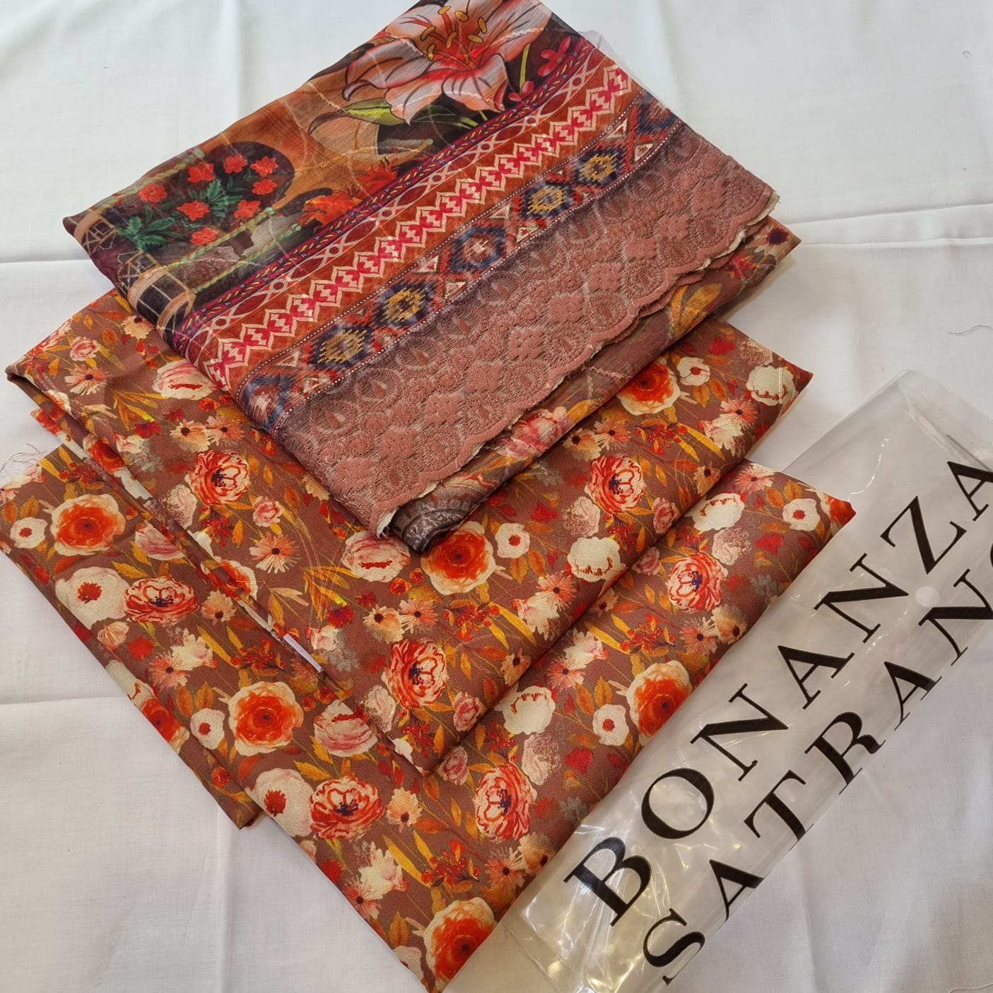 PURE Swiss Lawn 3-Piece Collection – Embroidered Digital Print