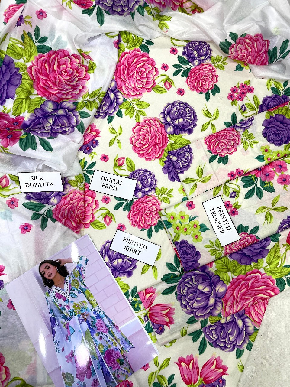 Premium 3-Piece Digital Swiss Lawn