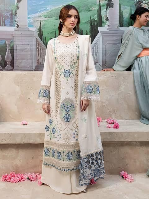 Jazmin Chikankari Edition | Cotton Lawn Embroidered Dress 2025