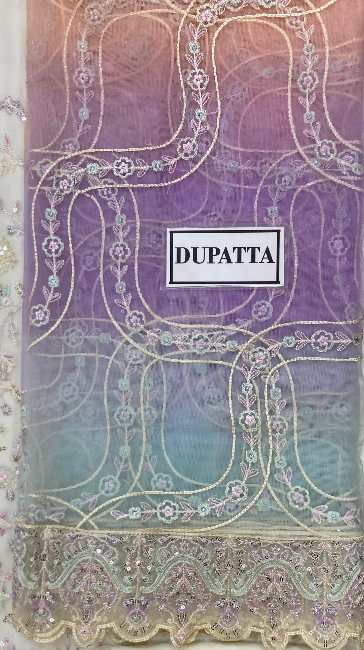 Kanwal Malik Design 2320 – Luxury Bamber Chiffon Embroidered Suit