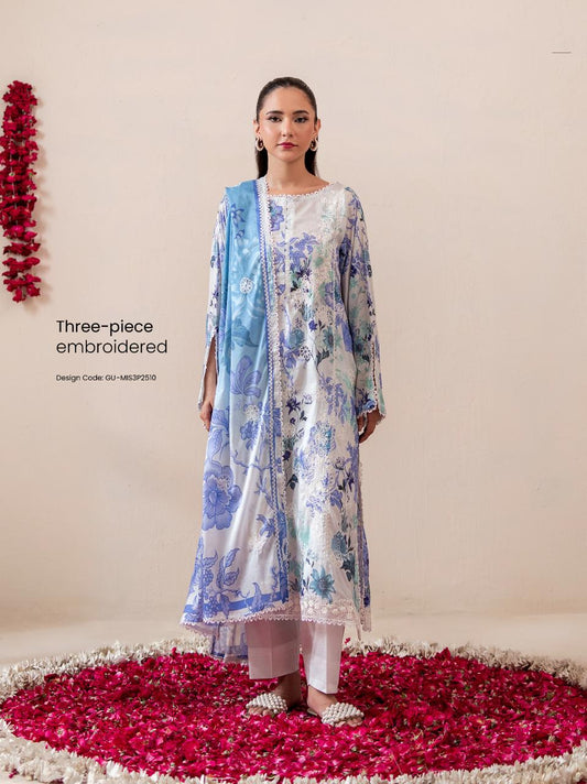 Digital Printed Lawn Suit 3PC with Embroidery