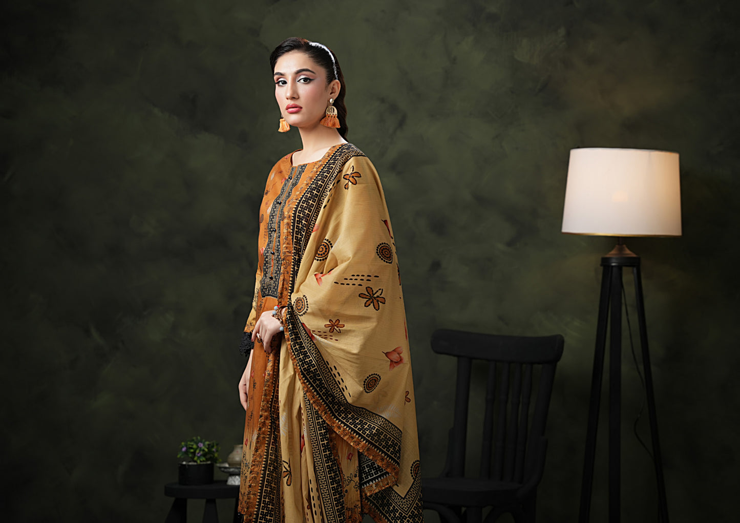 MTF Digital Printed Cotton Lawn Suit by Rose & Vogue – 3 Piece Collection