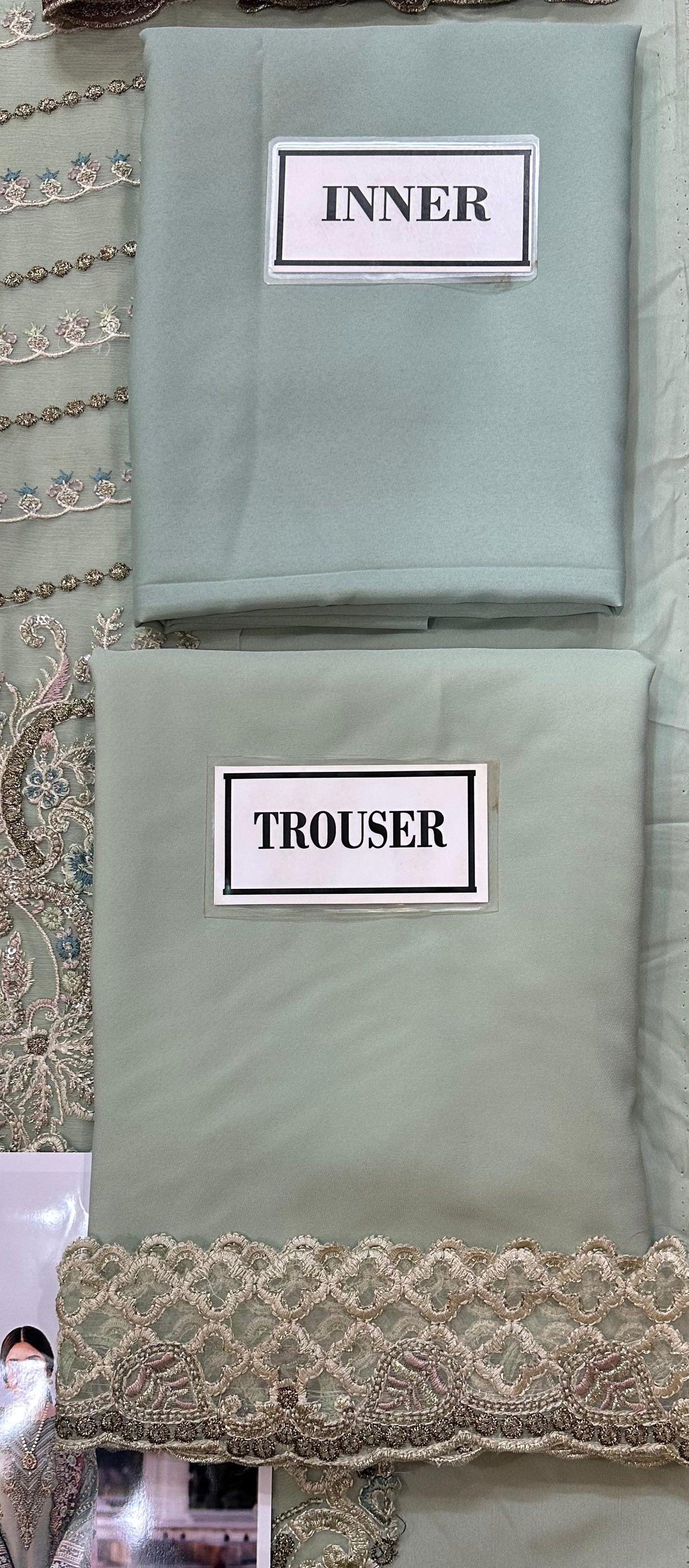 Imrozia Design 2447 – Semi Pure Chiffon Embroidered Luxury Suit