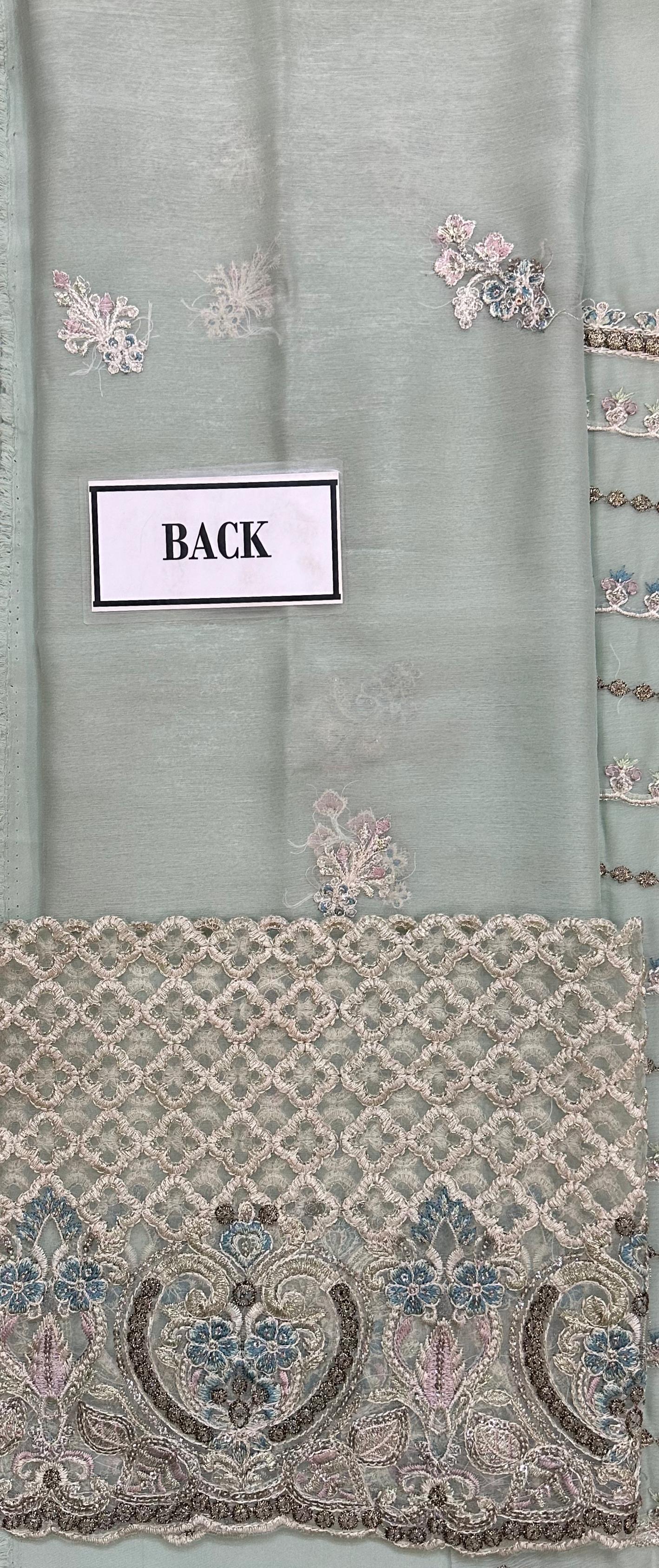 Imrozia Design 2447 – Semi Pure Chiffon Embroidered Luxury Suit