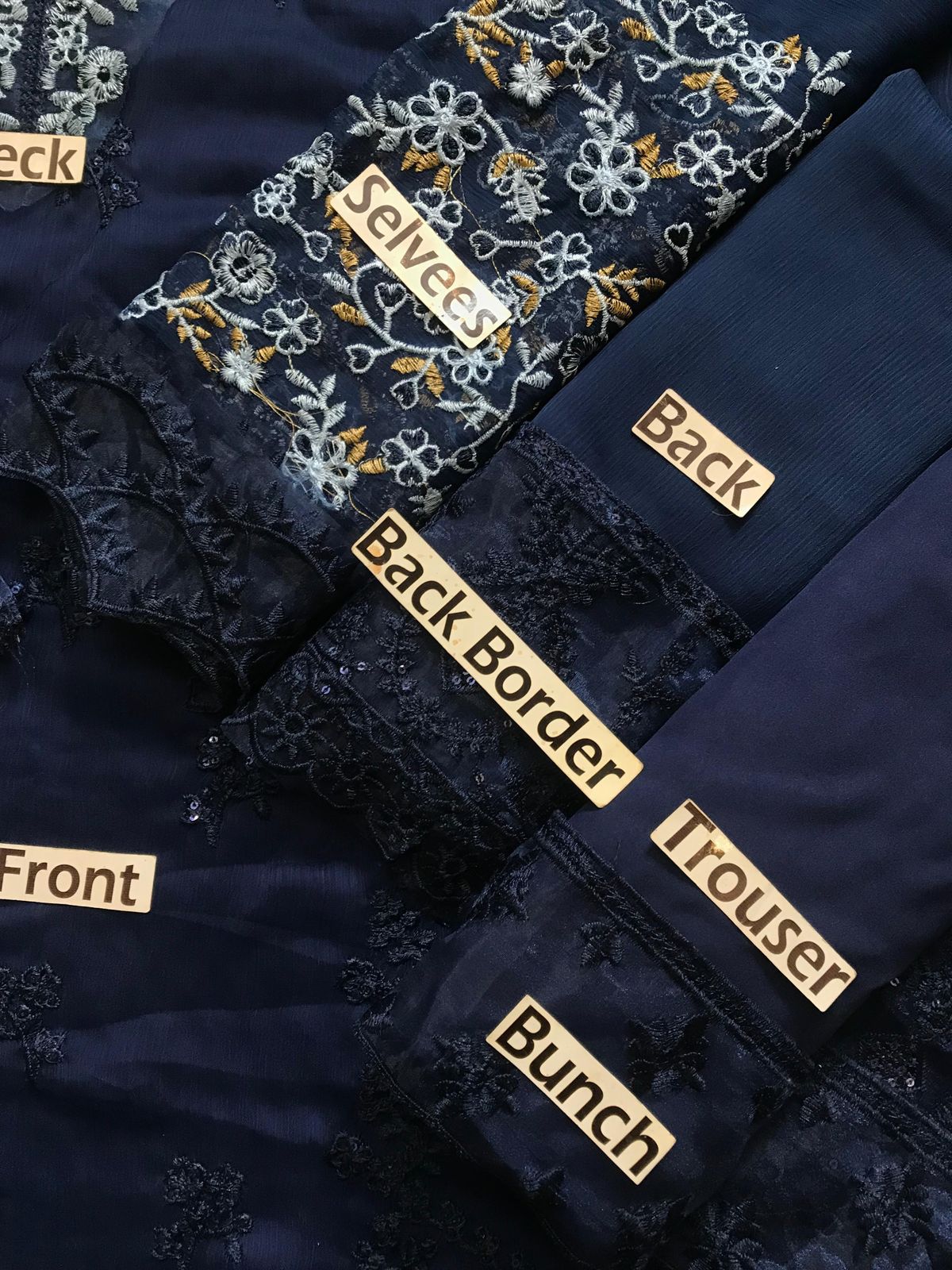 Azure Chiffon Collection 2025 – Luxury Embroidered 3PC Suit