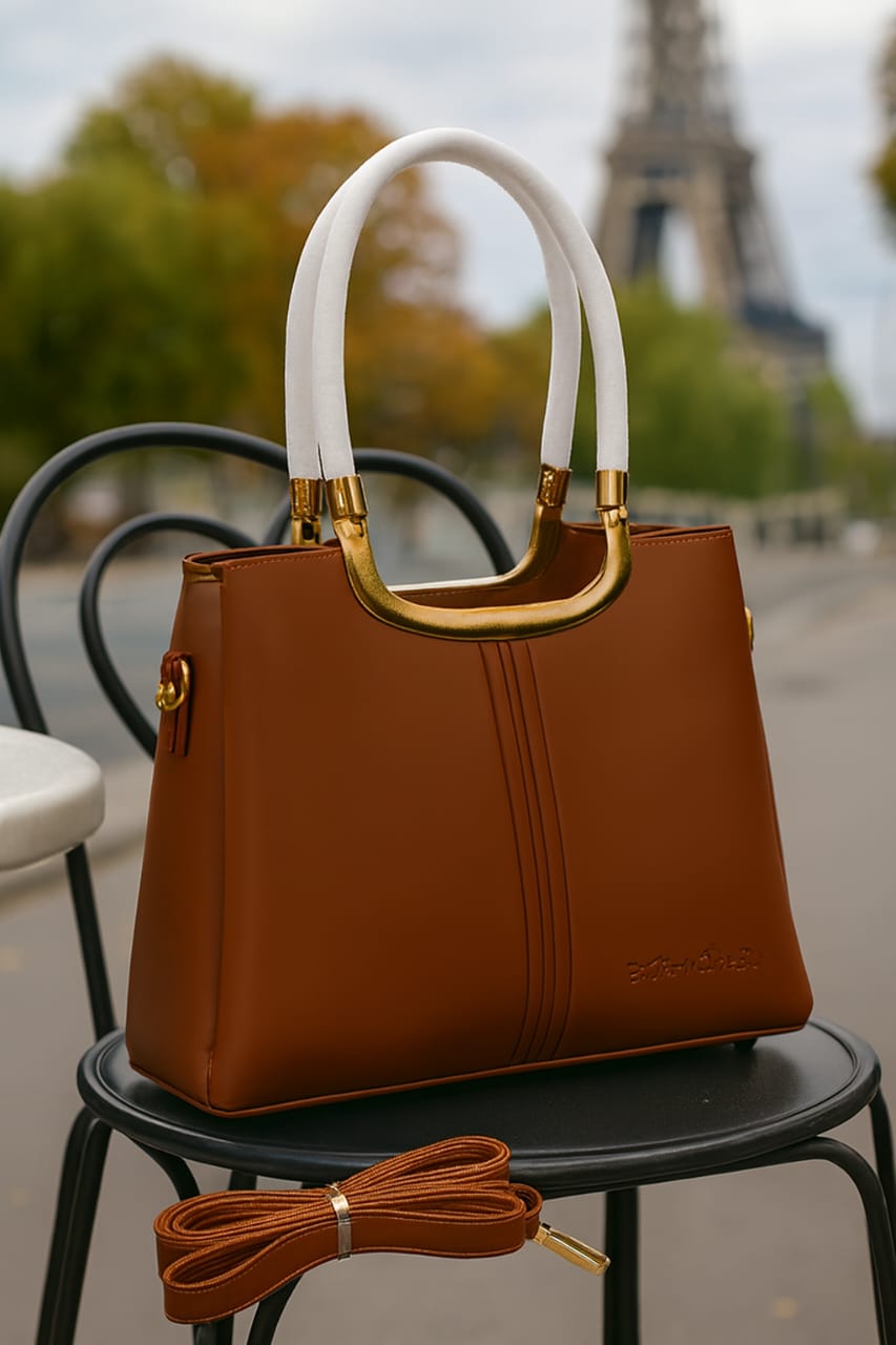 Branded Classic Handbag – A+ Premium Quality | 3-Partition Shoulder & Crossbody Bag